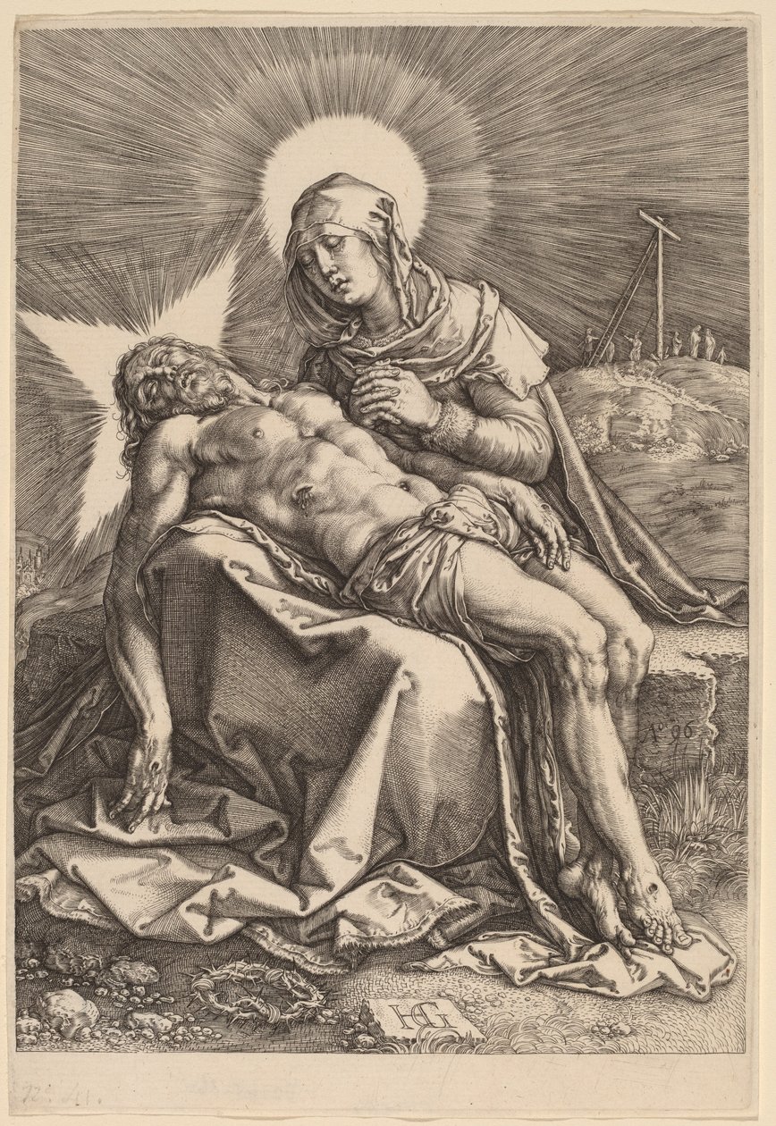 皮耶塔 作者 亨德里克·古尔齐乌斯（Hendrik Goltzius）