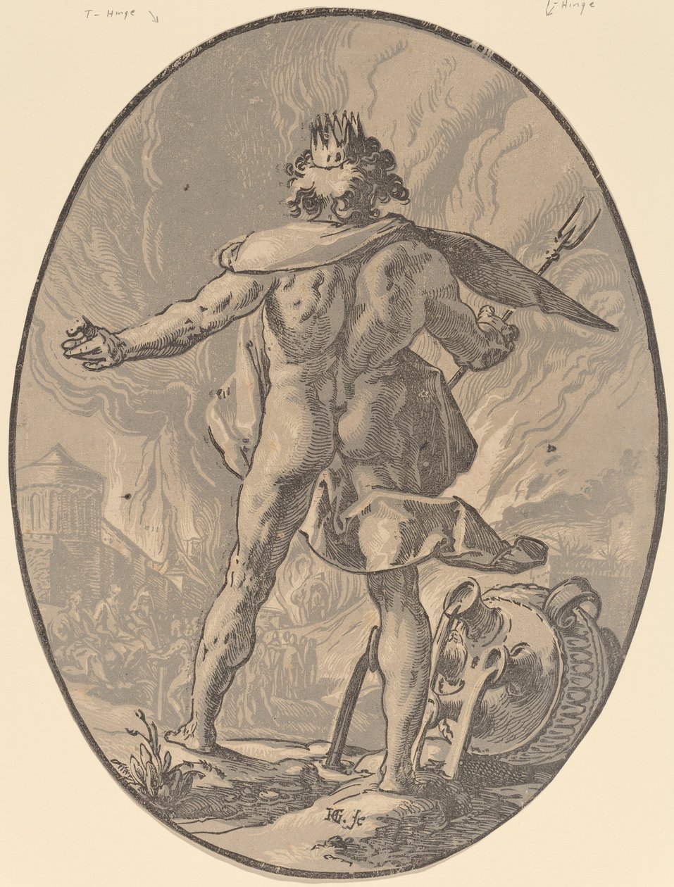 冥王星 作者 亨德里克·古尔齐乌斯（Hendrik Goltzius）
