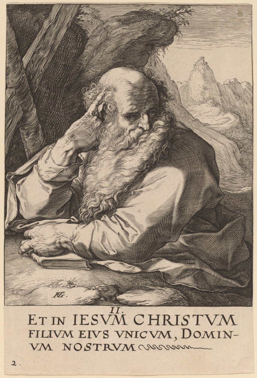 圣安德鲁 作者 亨德里克·古尔齐乌斯（Hendrik Goltzius）