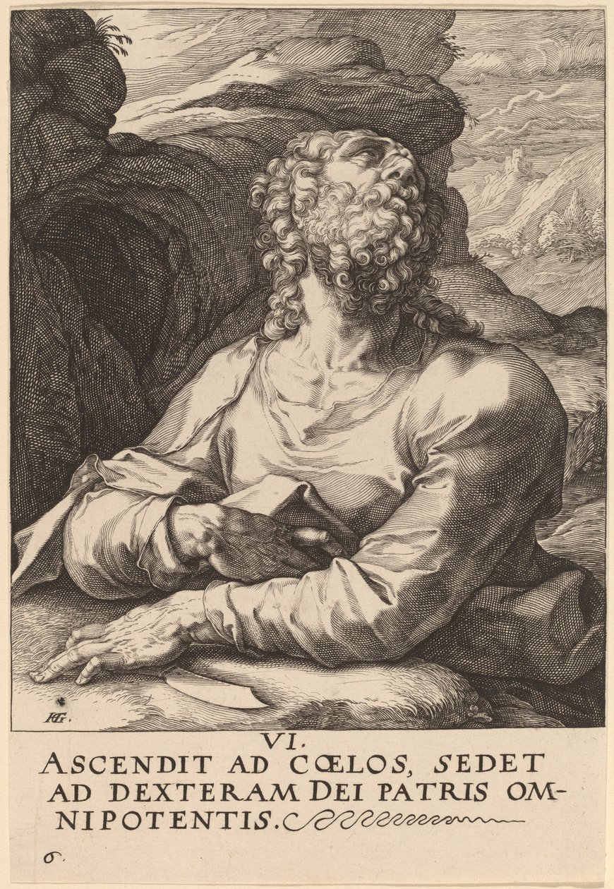 圣巴托洛缪 作者 亨德里克·古尔齐乌斯（Hendrik Goltzius）