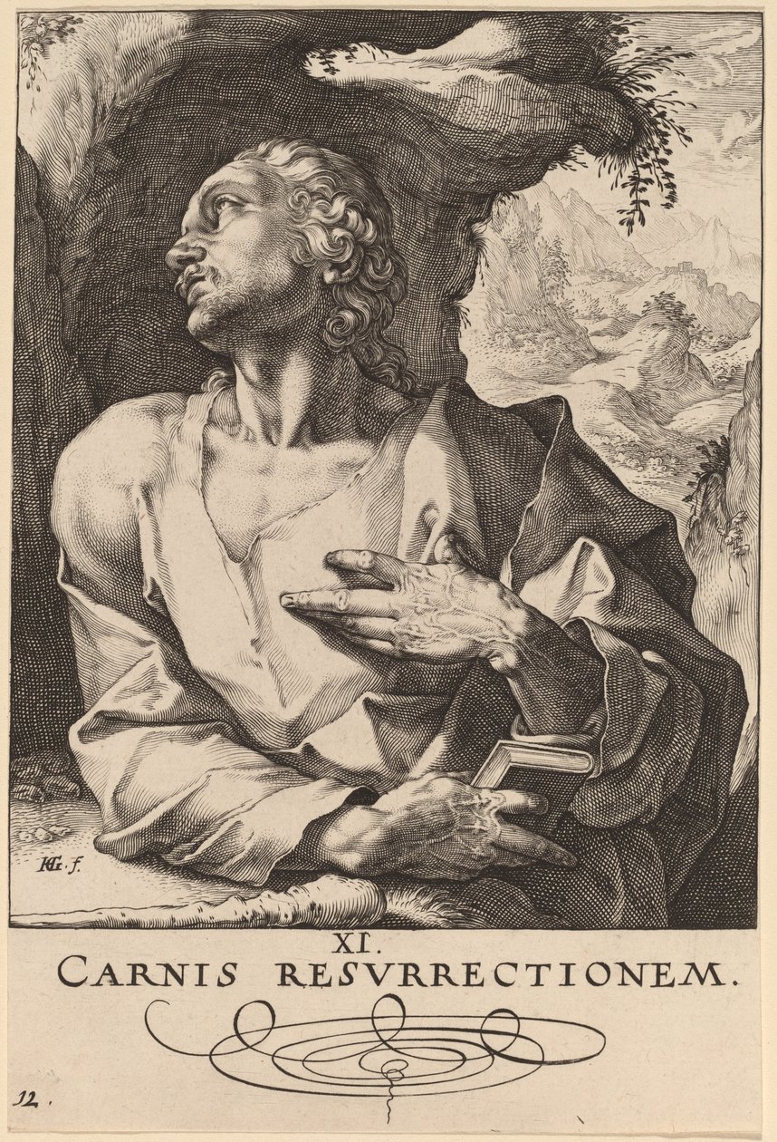 圣裘德-萨迪厄斯 作者 亨德里克·古尔齐乌斯（Hendrik Goltzius）