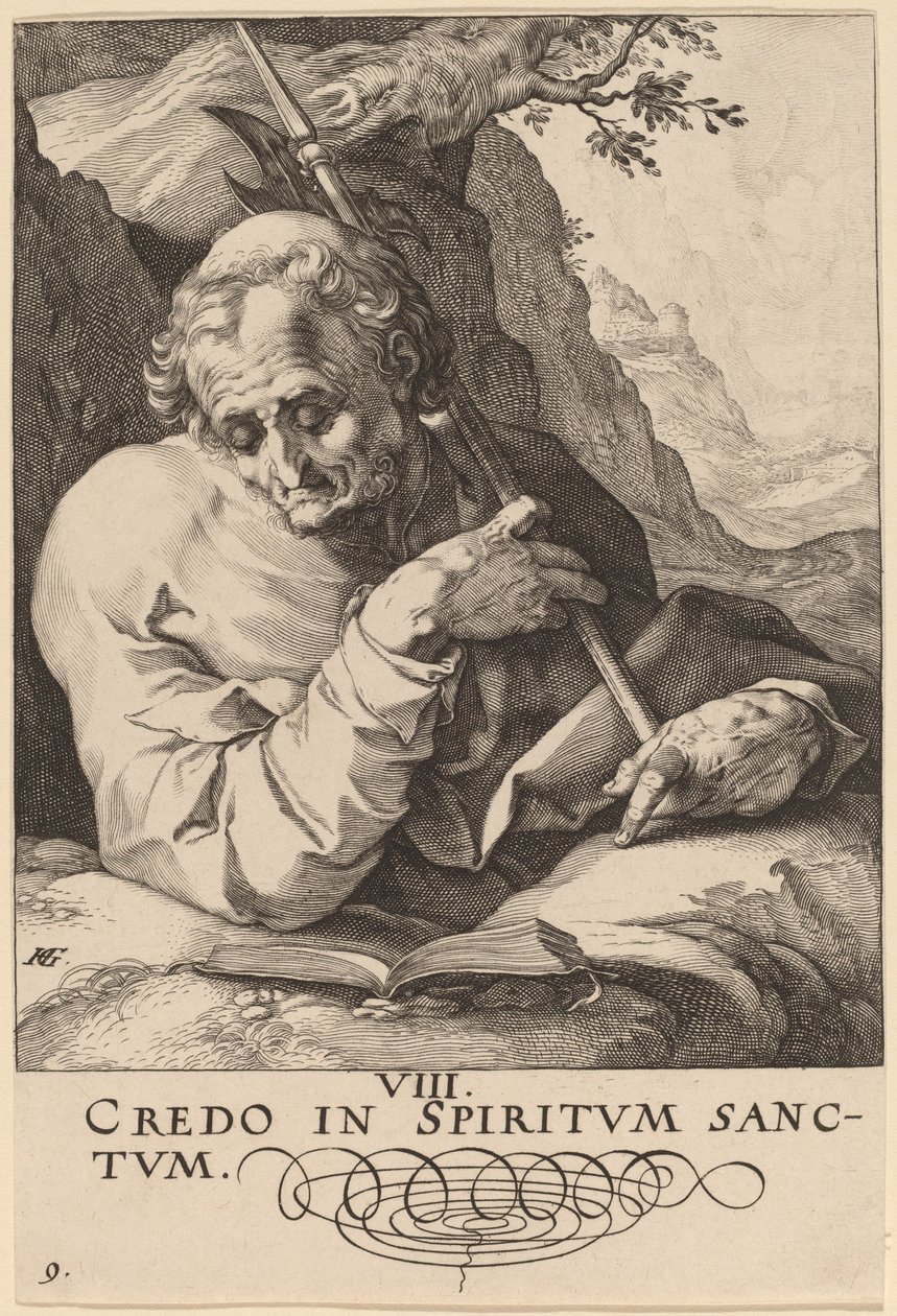圣马太 作者 亨德里克·古尔齐乌斯（Hendrik Goltzius）