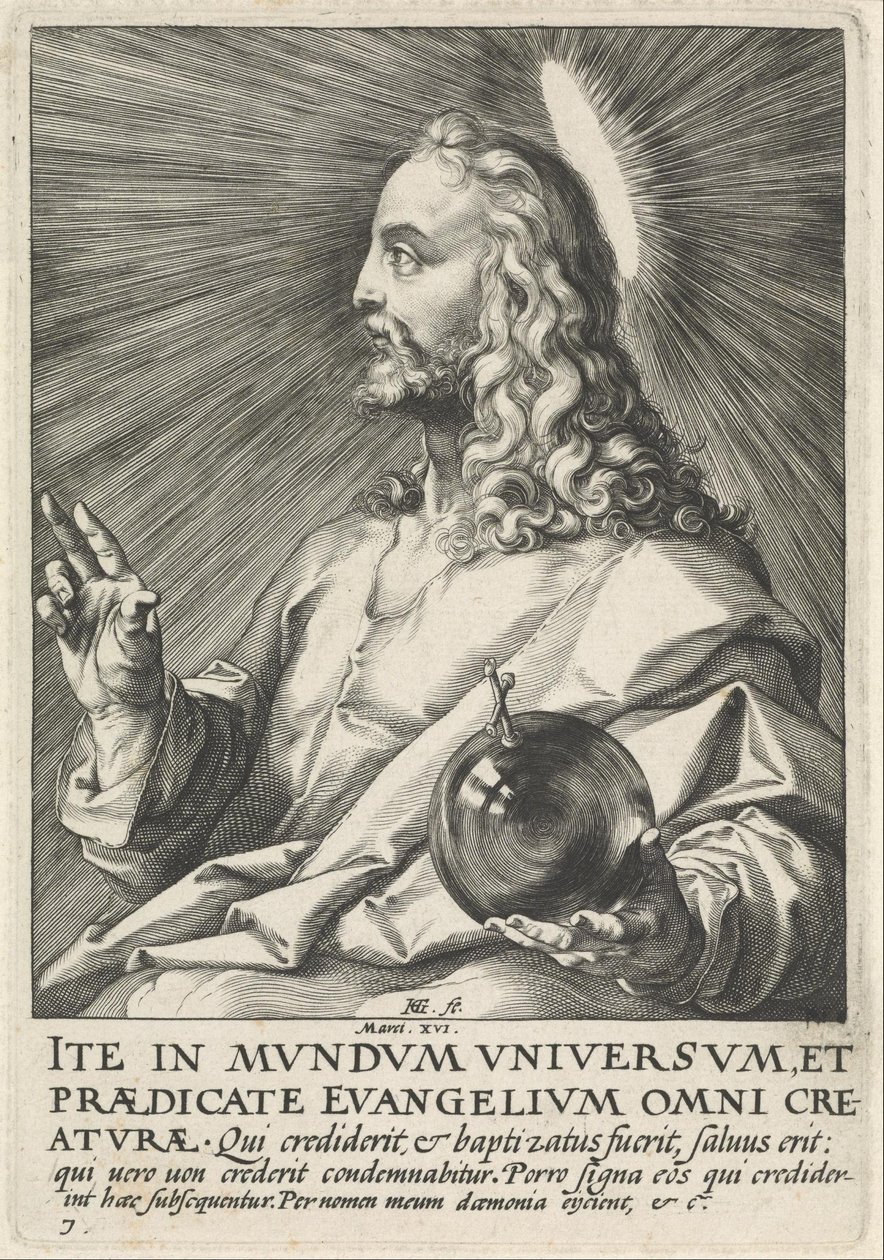 救世主 作者 亨德里克·古尔齐乌斯（Hendrik Goltzius）