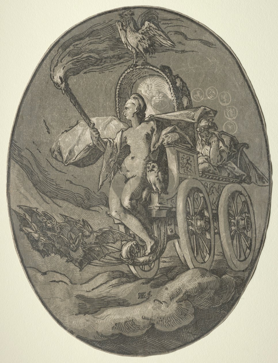七个神：诺克斯之夜（1588-1590）。 作者 亨德里克·古尔齐乌斯（Hendrik Goltzius）