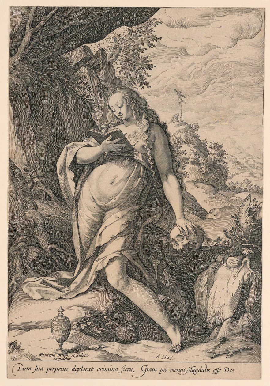 抹大拉的圣玛丽亚忏悔者 作者 亨德里克·古尔齐乌斯（Hendrik Goltzius）