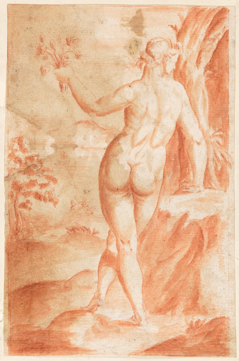 户外裸体人物研究 作者 亨德里克·古尔齐乌斯（Hendrik Goltzius）