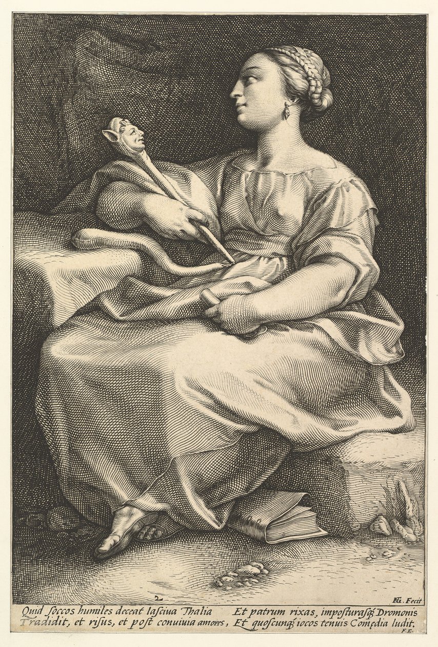 塔利亚 作者 亨德里克·古尔齐乌斯（Hendrik Goltzius）