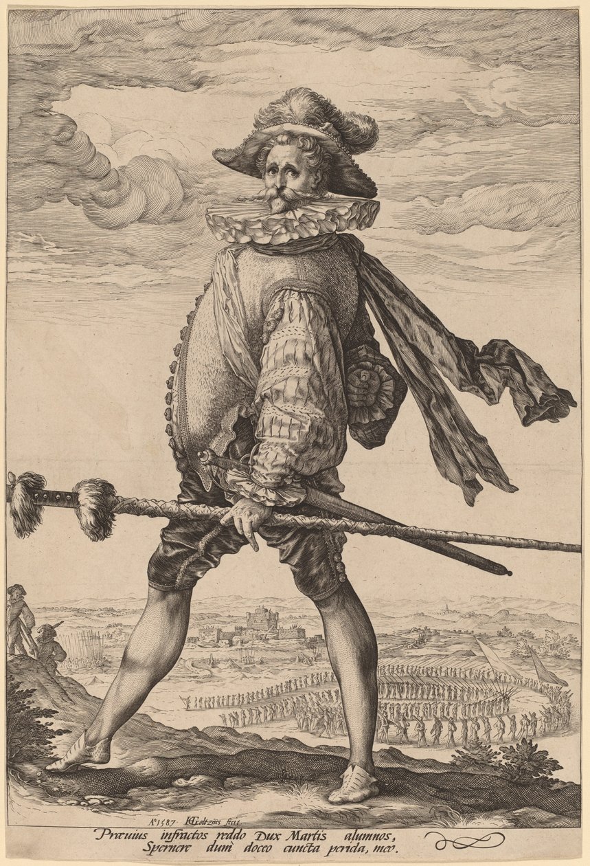 步兵队长 作者 亨德里克·古尔齐乌斯（Hendrik Goltzius）