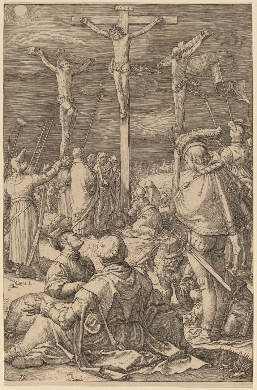 耶稣受难记 作者 亨德里克·古尔齐乌斯（Hendrik Goltzius）