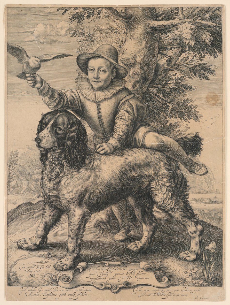 戈尔齐乌斯之狗 作者 亨德里克·古尔齐乌斯（Hendrik Goltzius）