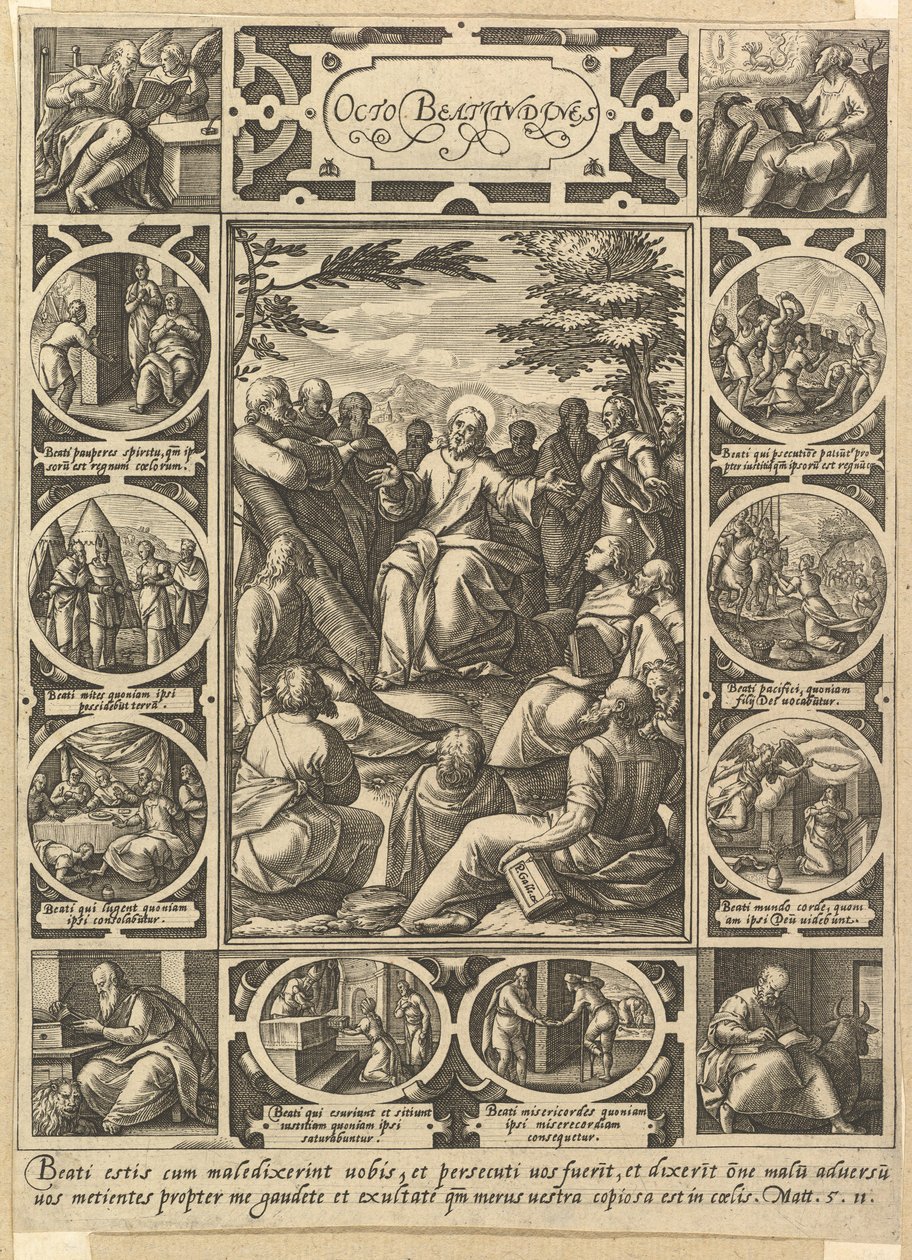 八戒》，约1578年。 作者 亨德里克·古尔齐乌斯（Hendrik Goltzius）