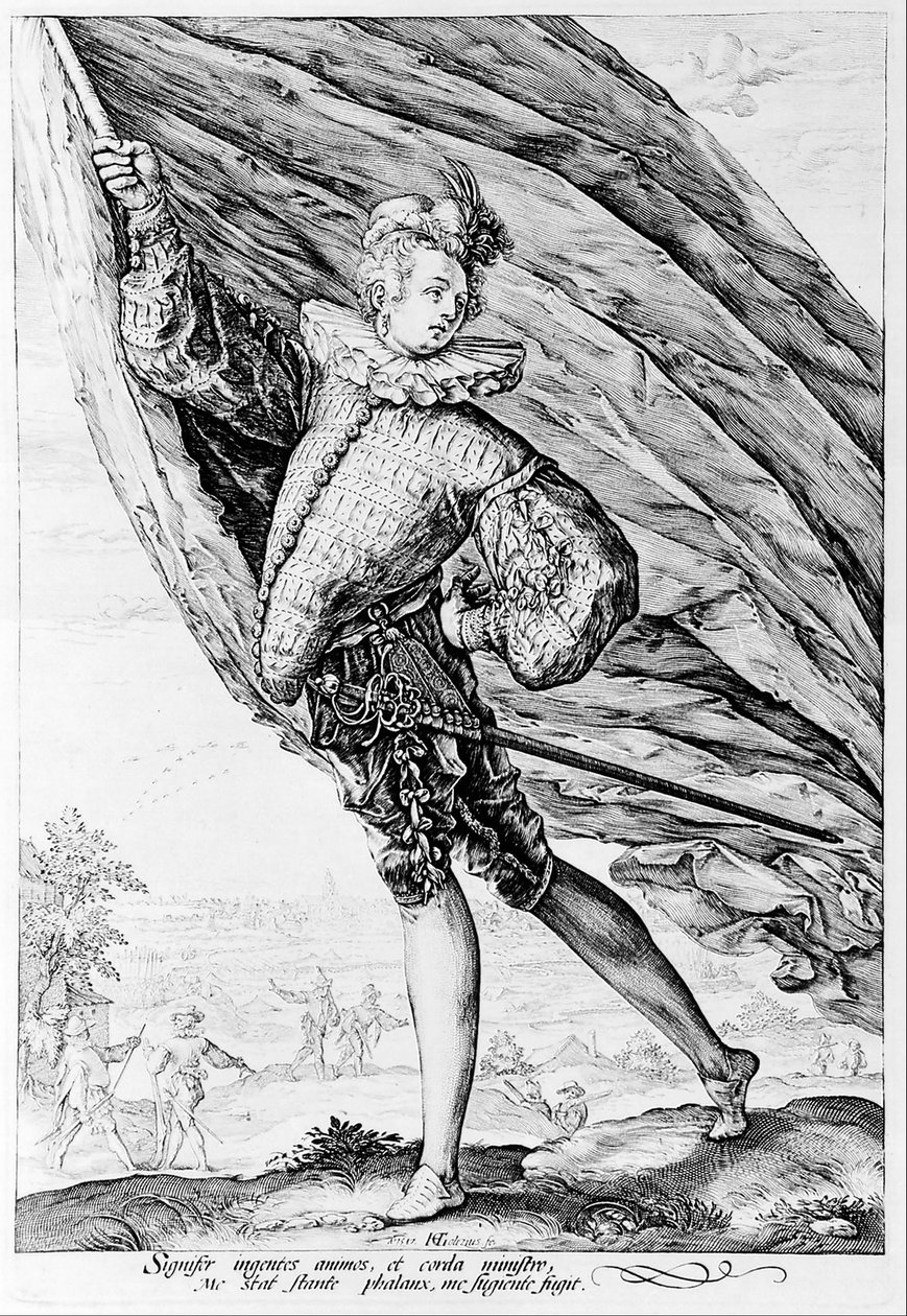 伟大的旗手 作者 亨德里克·古尔齐乌斯（Hendrik Goltzius）