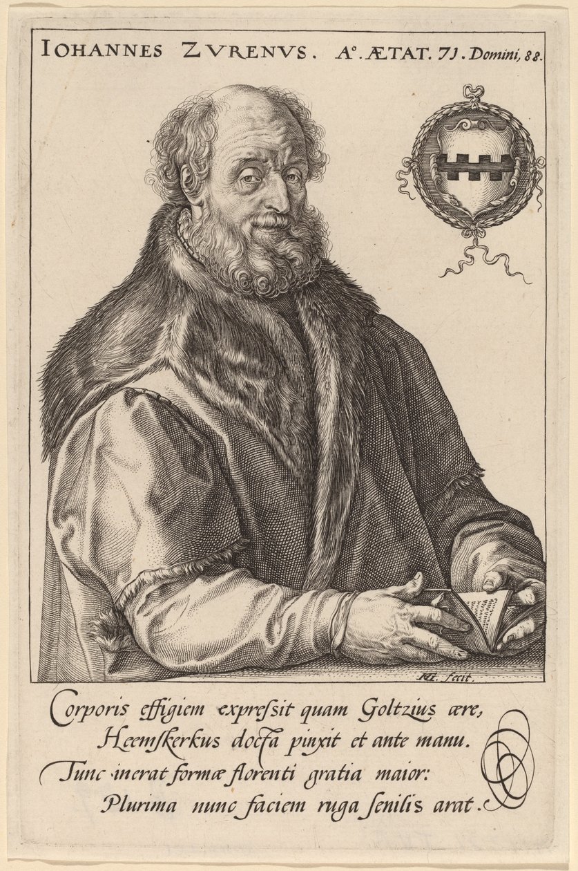 约翰内斯-祖伦（扬-凡-祖伦） 作者 在 Maerten van Heemskerck 之后的 Hendrik Goltzius