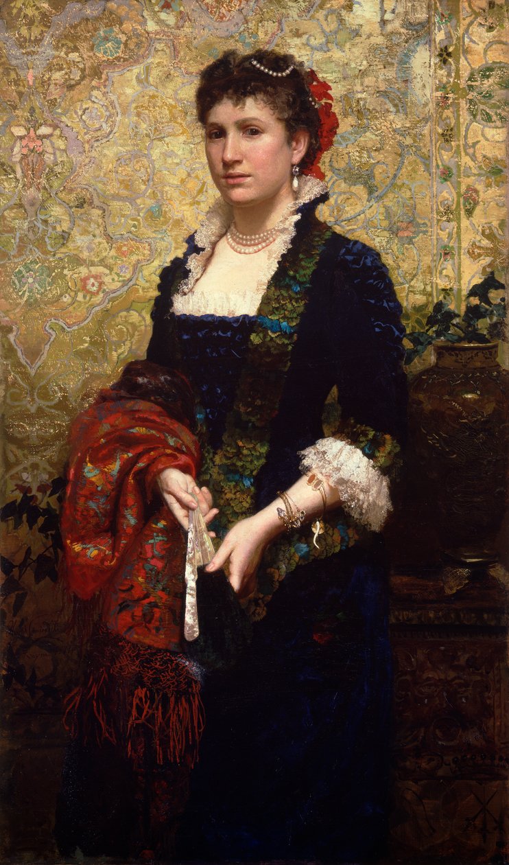 公主Marie Lubomirska，1881年 作者 亨里克·谢米拉兹基