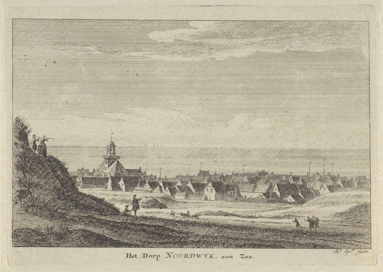 Noordwijk aan Zee 景观
Noordwijk aan Zee 村庄（物体上的标题） 作者 亨德里克·斯皮尔曼