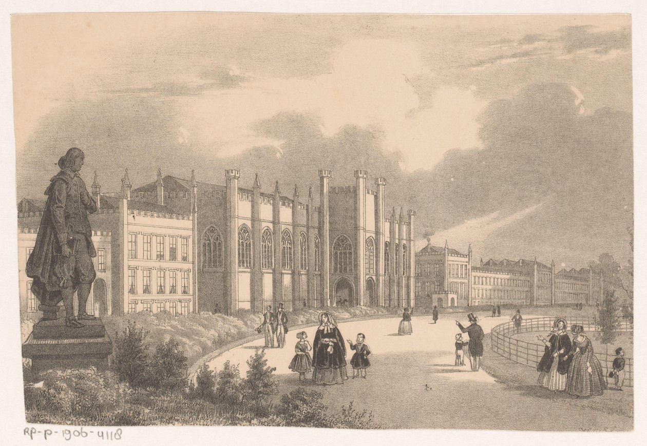 1849 年左右威廉斯公园威廉斯霍夫 (Willemshof) 景观 作者 亨德里克·威廉姆斯最后