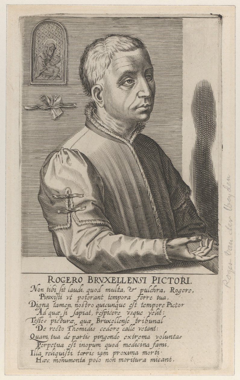 罗杰·范德·韦登（Roger van der Weyden），约1610年（雕刻） 作者 洪都斯长老亨德里克