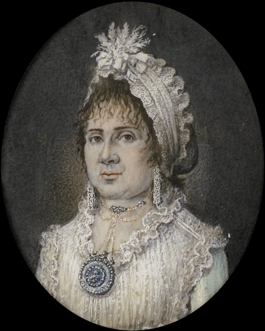 Catharina Theresia Weber（1760/61-1847 年）。Joannes Titsingh 的配偶，阿姆斯特丹 作者 Hendrik van Overklift（可能）