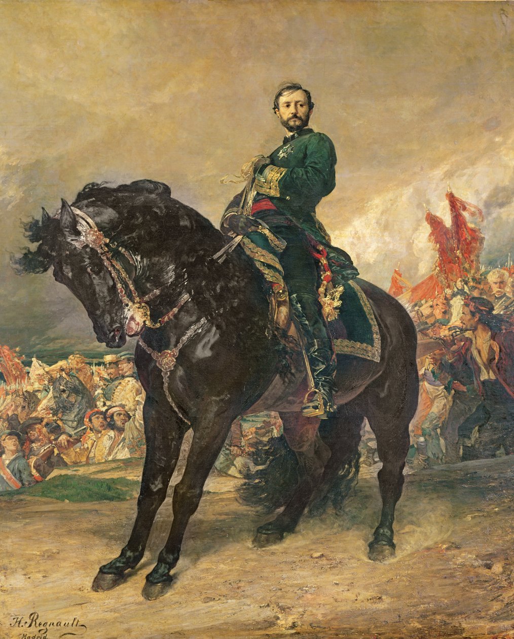 Juan Prim y Prats（1814  -  70）1868年10月8日，1869年 作者 亨利·亚历山大·乔治·雷格诺特