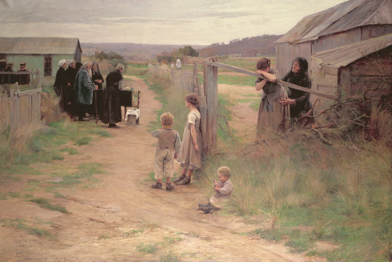 1886年布雷斯的葬礼 作者 亨利·阿方斯（Henri Alphonse）Louis Laurent Desrousseaux