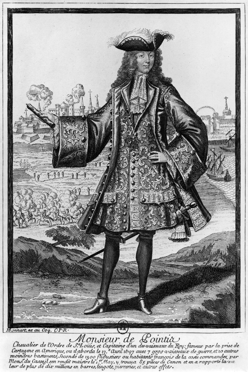 Jean Bernard Dejean（1645-1711）Baron de Pointis 作者 亨利·博纳特（Henri Bonnart）