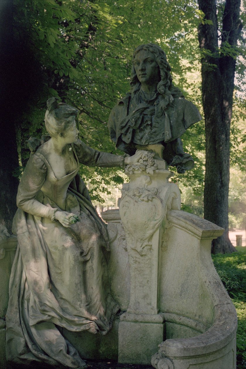 献给Jean Antoine Watteau的纪念碑，1896年（1684-1721）（另见252662） 作者 亨利·迪西·高奎