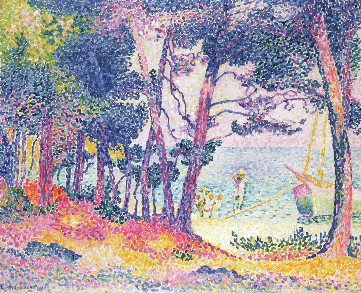 松树林，1906年 作者 亨利·埃德蒙·克罗斯