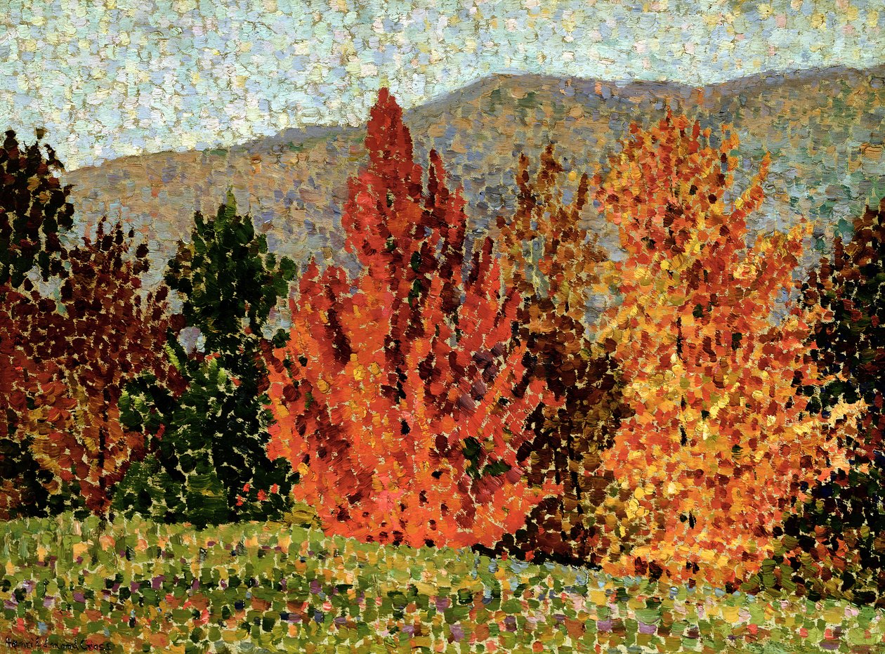 秋季景观，c.1903 作者 亨利·埃德蒙·克罗斯
