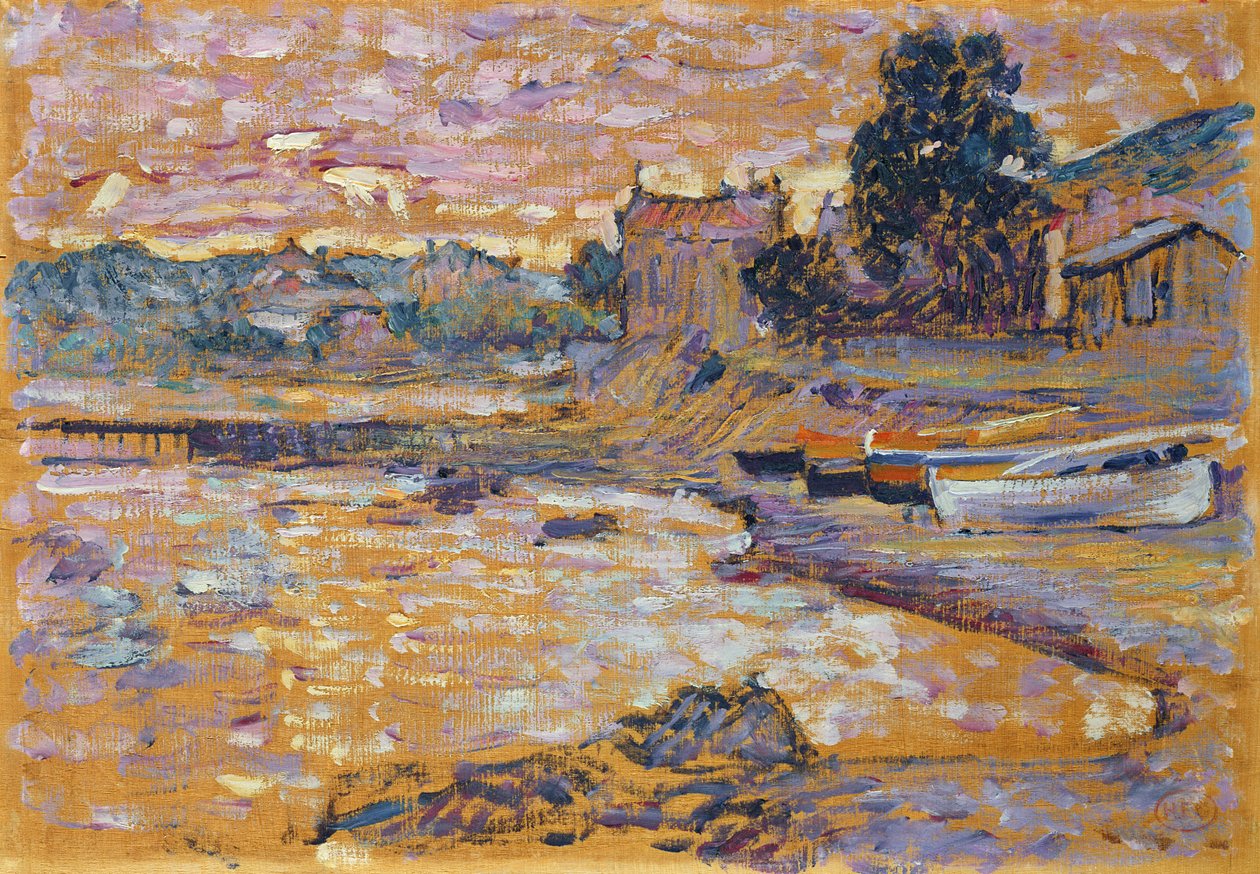 Lavandou，c.1908-09 作者 亨利·埃德蒙·克罗斯