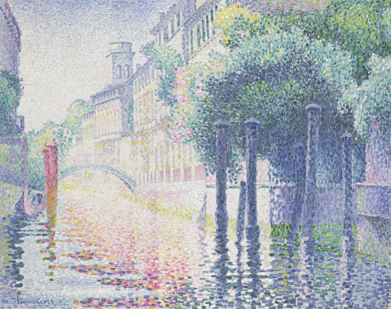 Rio San Trovaso，威尼斯，1903-4 作者 亨利·埃德蒙·克罗斯