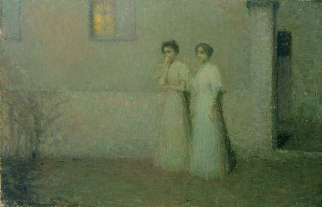温柔的夜晚，1897年 作者 亨利·尤金·奥古斯丁·勒·斯达纳