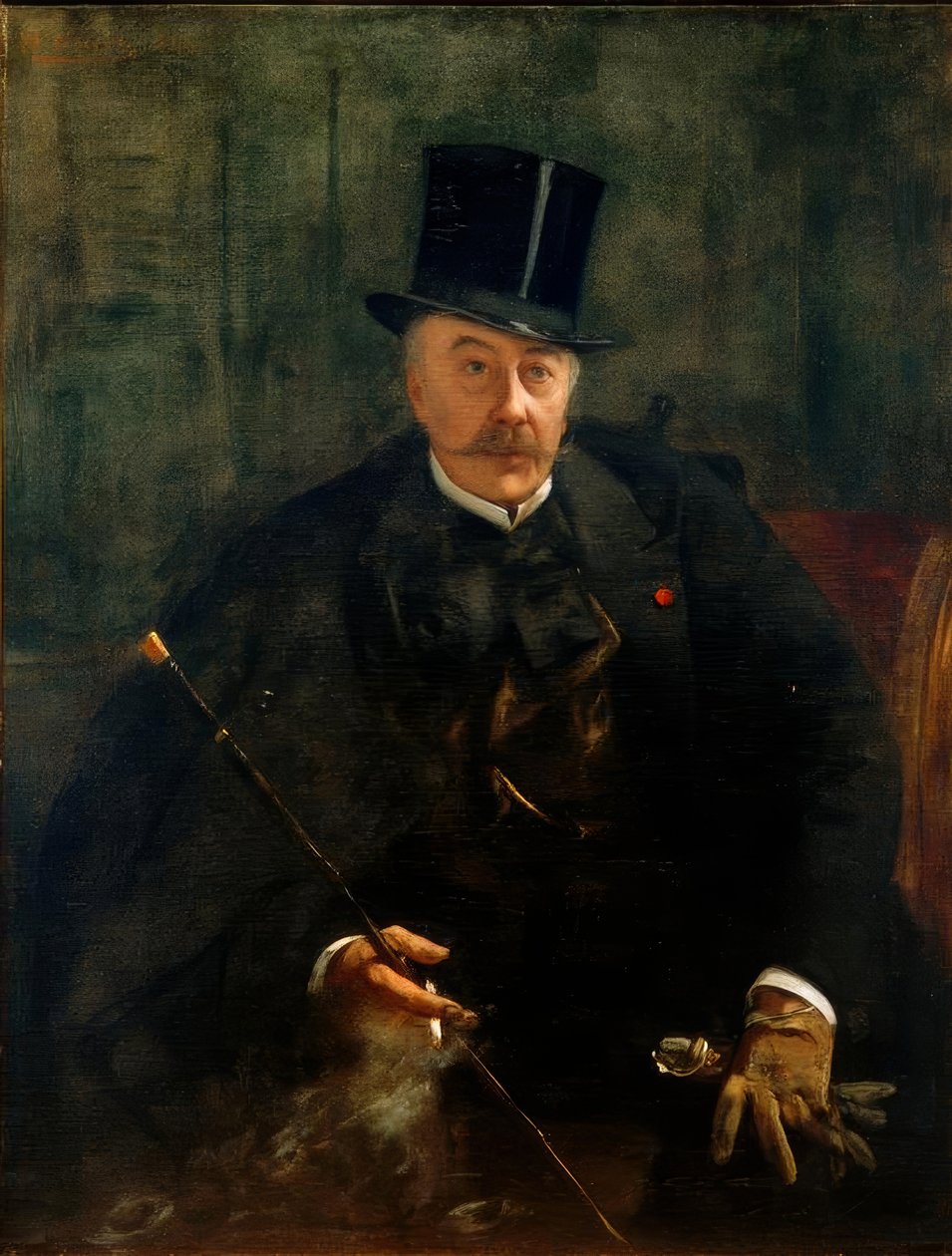 阿尔弗雷德·史蒂文斯（Alfred Stevens）- Henri Gervex绘画 作者 亨利·格维克斯