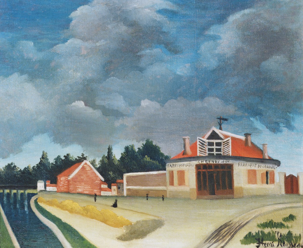 Alfortville的椅子工厂，c.1897（也见309518） 作者 亨利·卢梭