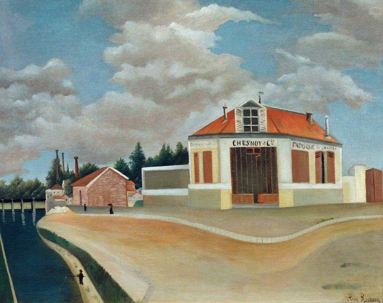 Alfortville的椅子工厂，c.1897（也见309519） 作者 亨利·卢梭