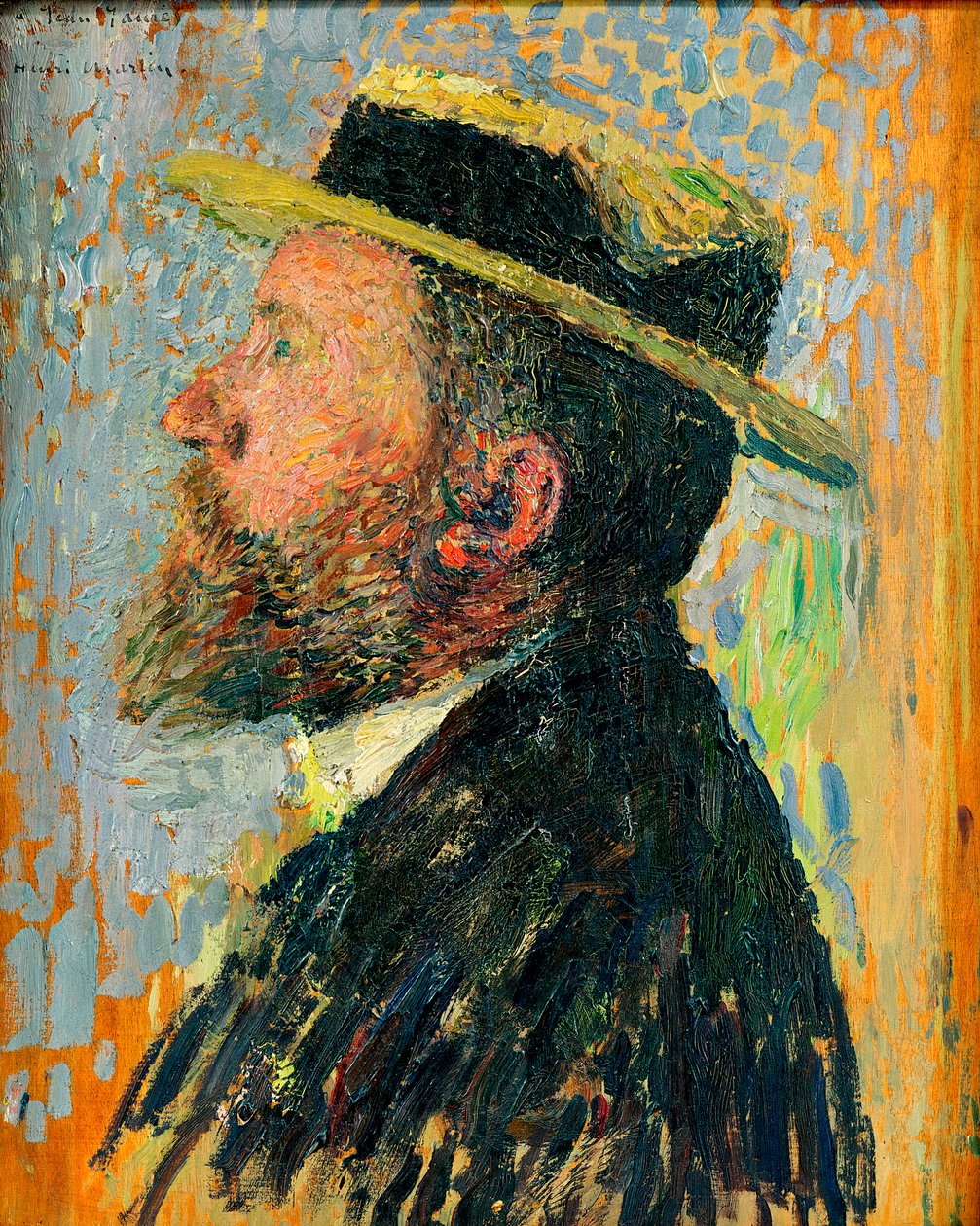 Jean Jaures（1859-1914）的肖像，法国社会主义领袖 作者 亨利·马丁