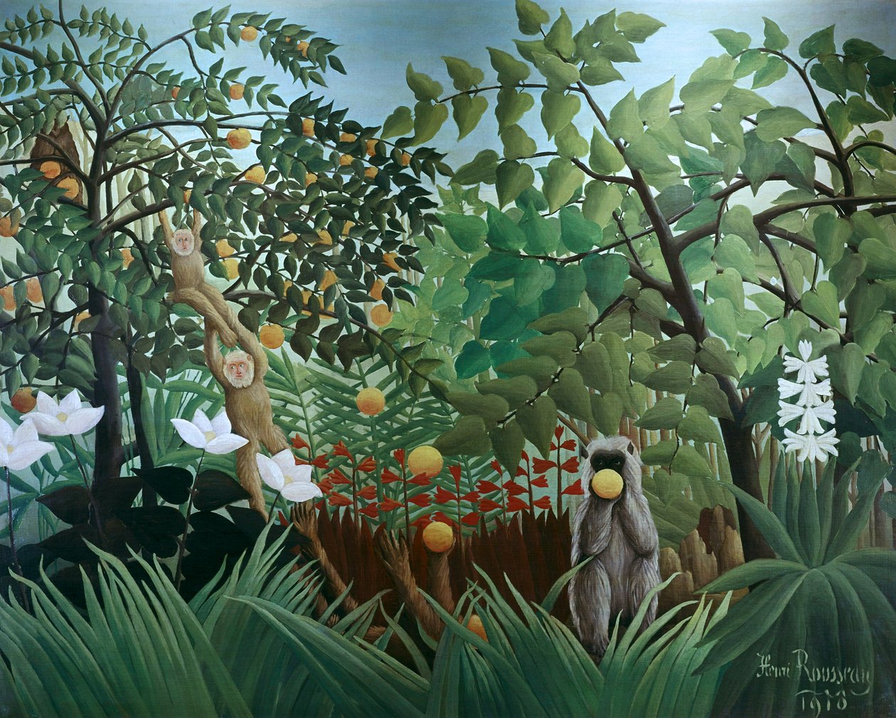 奇异景观，1910年 作者 亨利·卢梭