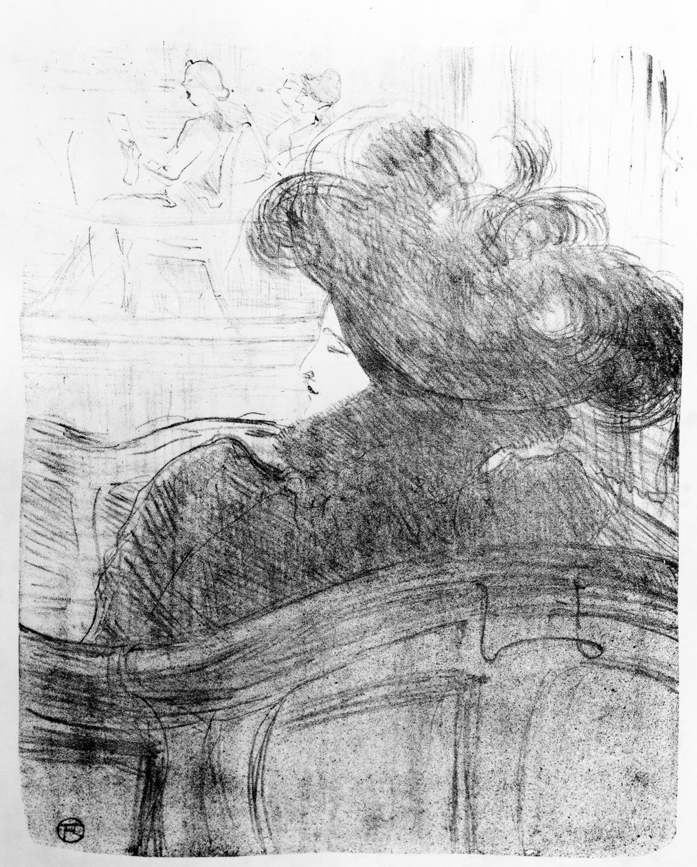 CléodeMérode，1898年 作者 亨利·德·图卢兹·劳特雷克