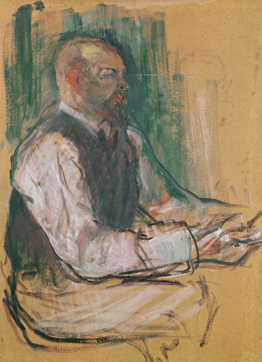 Robert Wurz教授（1858-1919）1901年（石油卡） 作者 亨利·德·图卢兹·劳特雷克