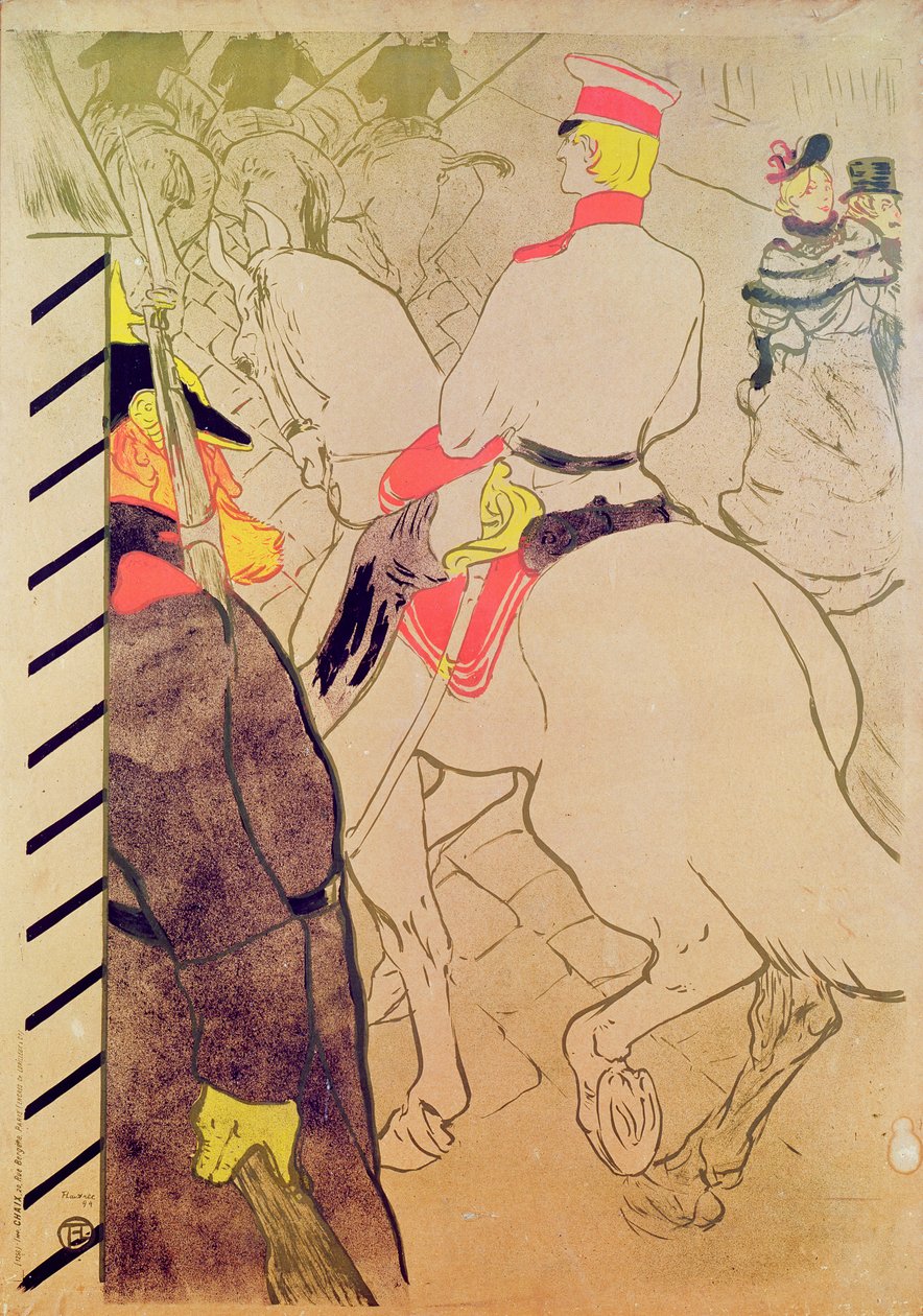 德国巴比伦，1894年（lcolour litho） 作者 亨利·德·图卢兹·劳特雷克