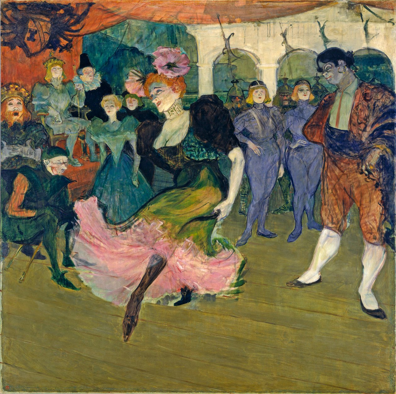 Marcelle Lender在1895年的&39;Chilperic&39;中跳舞Bolero 作者 亨利·德·图卢兹·劳特雷克
