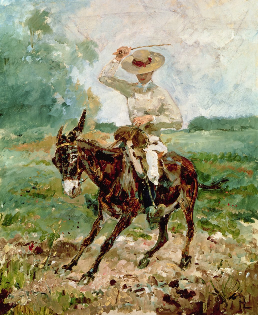 Celeyran的Raoul Tapie（1868-1937）驴 作者 亨利·德·图卢兹·劳特雷克