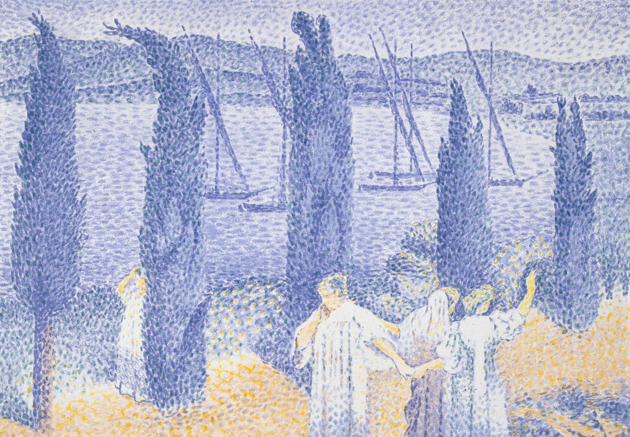 The Promenade，1897 作者 亨利·埃德蒙·克罗斯