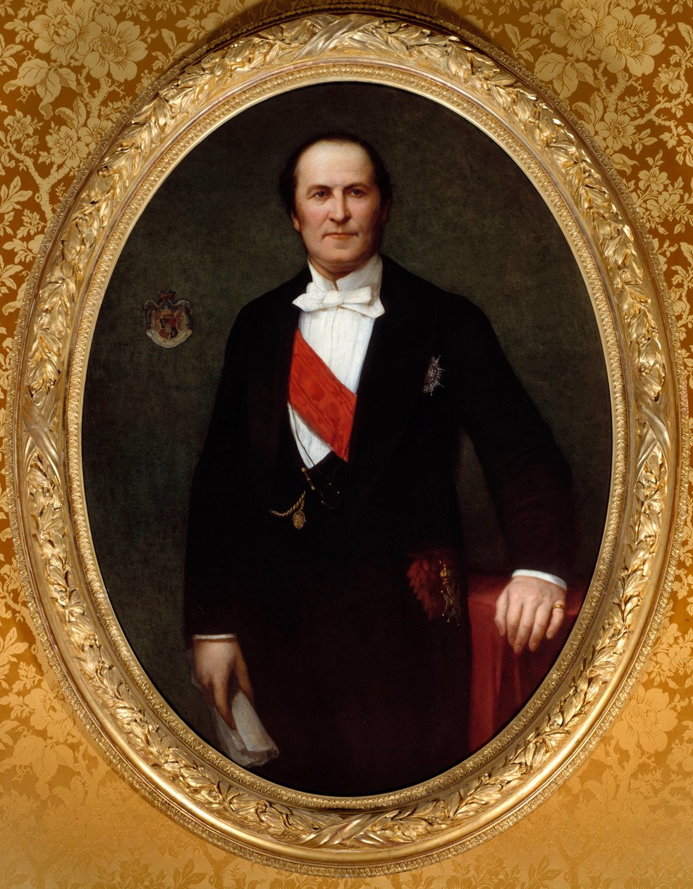 巴黎总督尤金-乔治·奥斯曼男爵 (1809-1891) 的肖像 亨利·莱曼 (Karl Ernest (Ernst) Rudolf Heinrich Salem dit) 的绘画 (1814-1882) 作者 亨利·莱曼（Henri Lehmann）