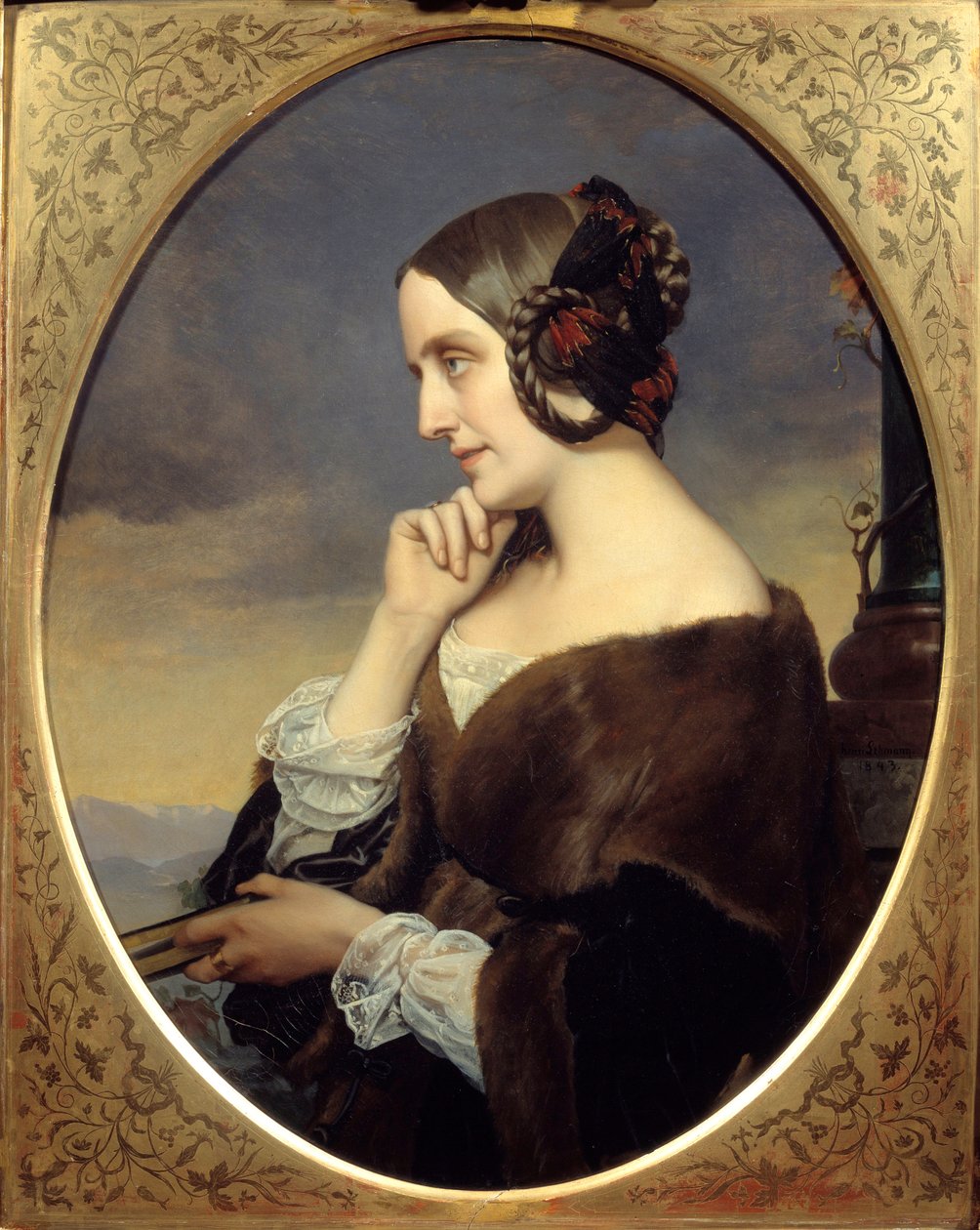 玛丽·德·弗拉维尼 (Marie de Flaviny) (1805-1876) Countess d