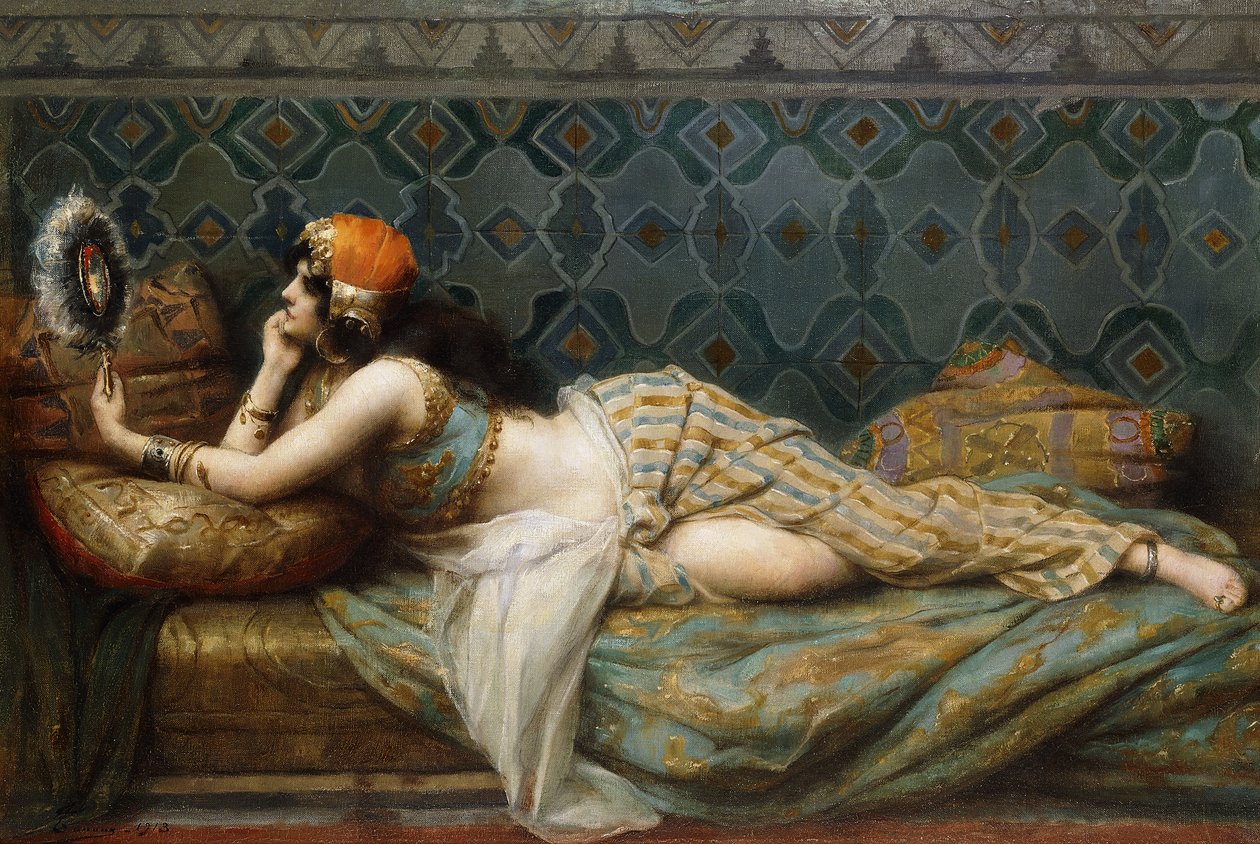 1913年的Odalisque 作者 亨利·阿德里安·塔努克斯