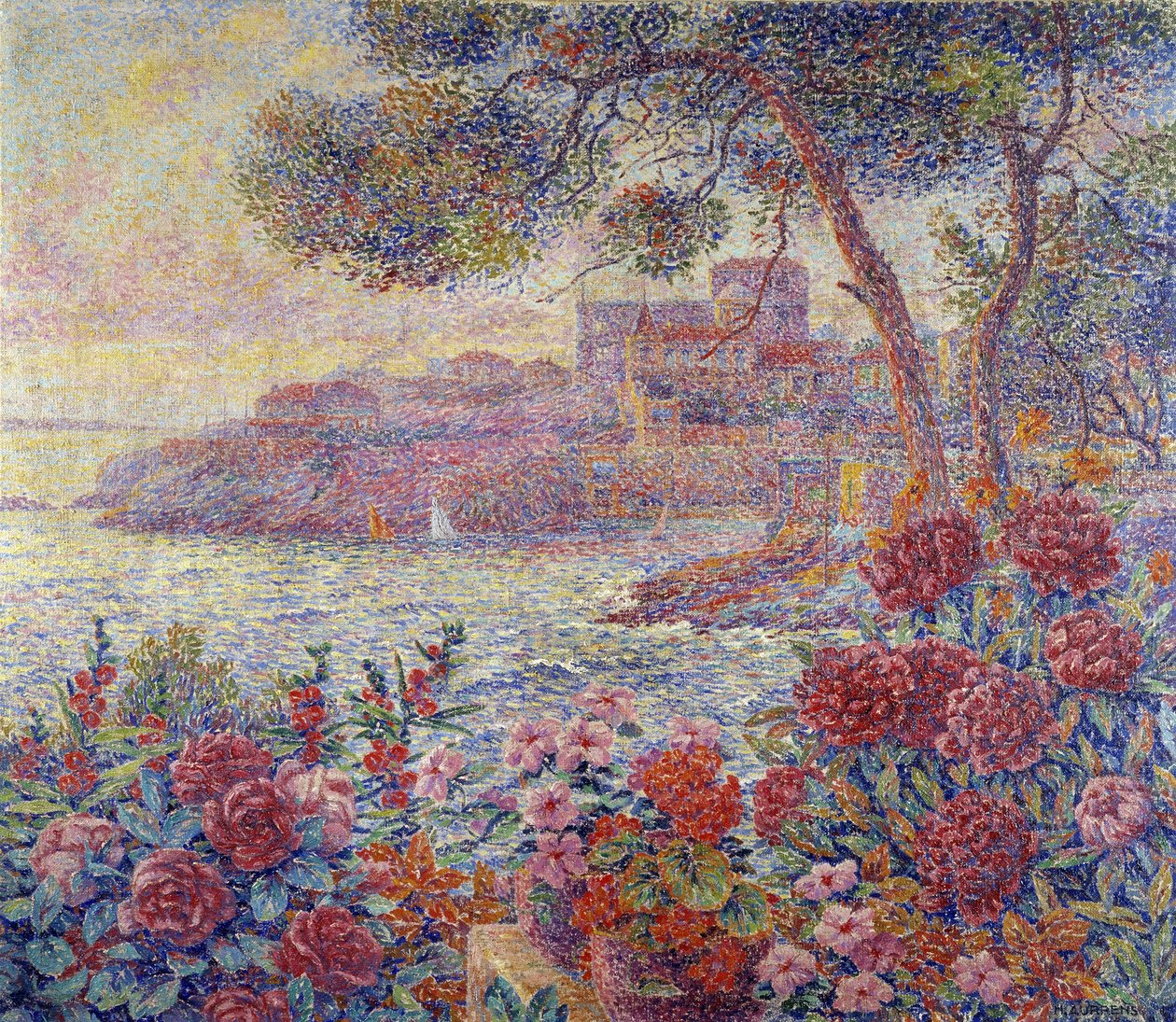 马赛的马尔多姆海 亨利-奥伦斯（1873-1934 年）的绘画作品，1930 年 必须注明：普罗旺斯问候基金会收藏，马赛 作者 亨利奥伦斯