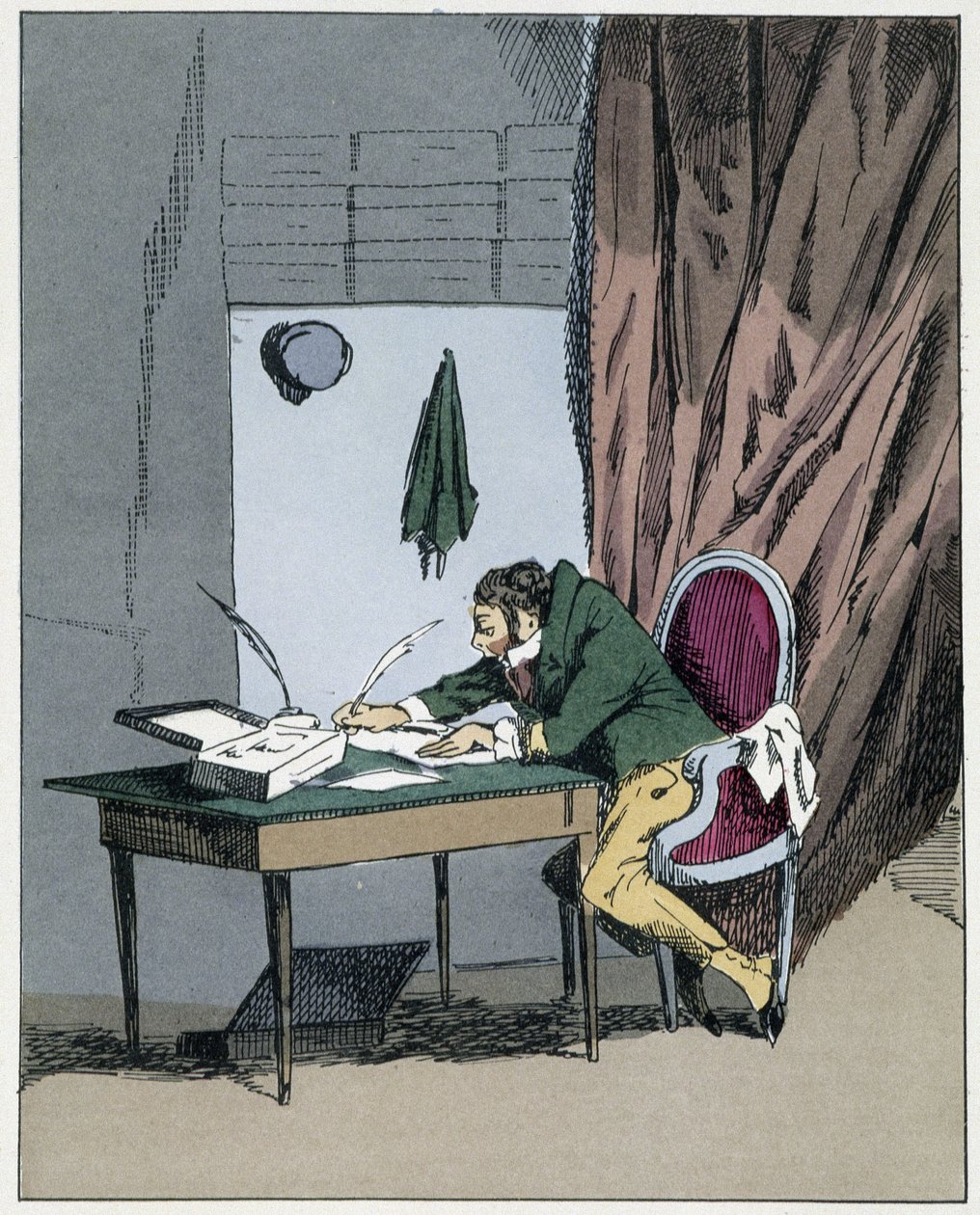 Supernumerary - in “” Administrative mores”” by Henri Monnier 作者 亨利·邦纳维特·蒙尼尔
