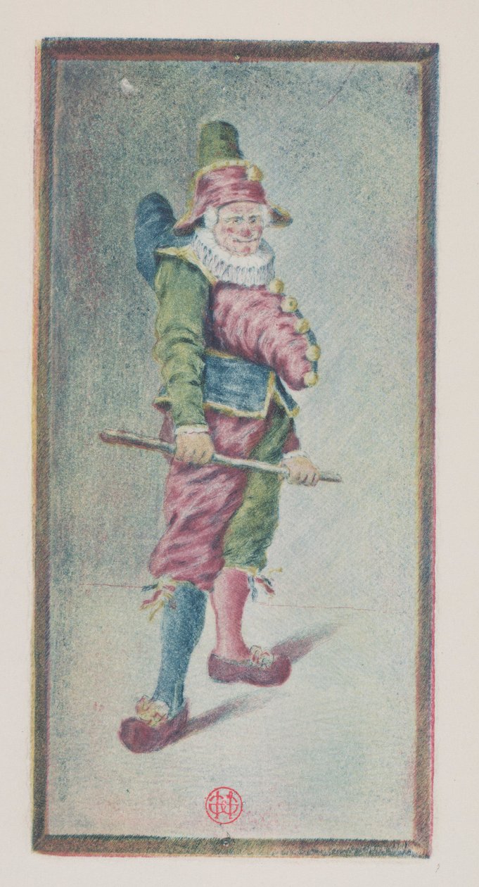 蓬奇内洛，右四分之三，c。 1887年。 作者 亨利·查尔斯·瓜拉德