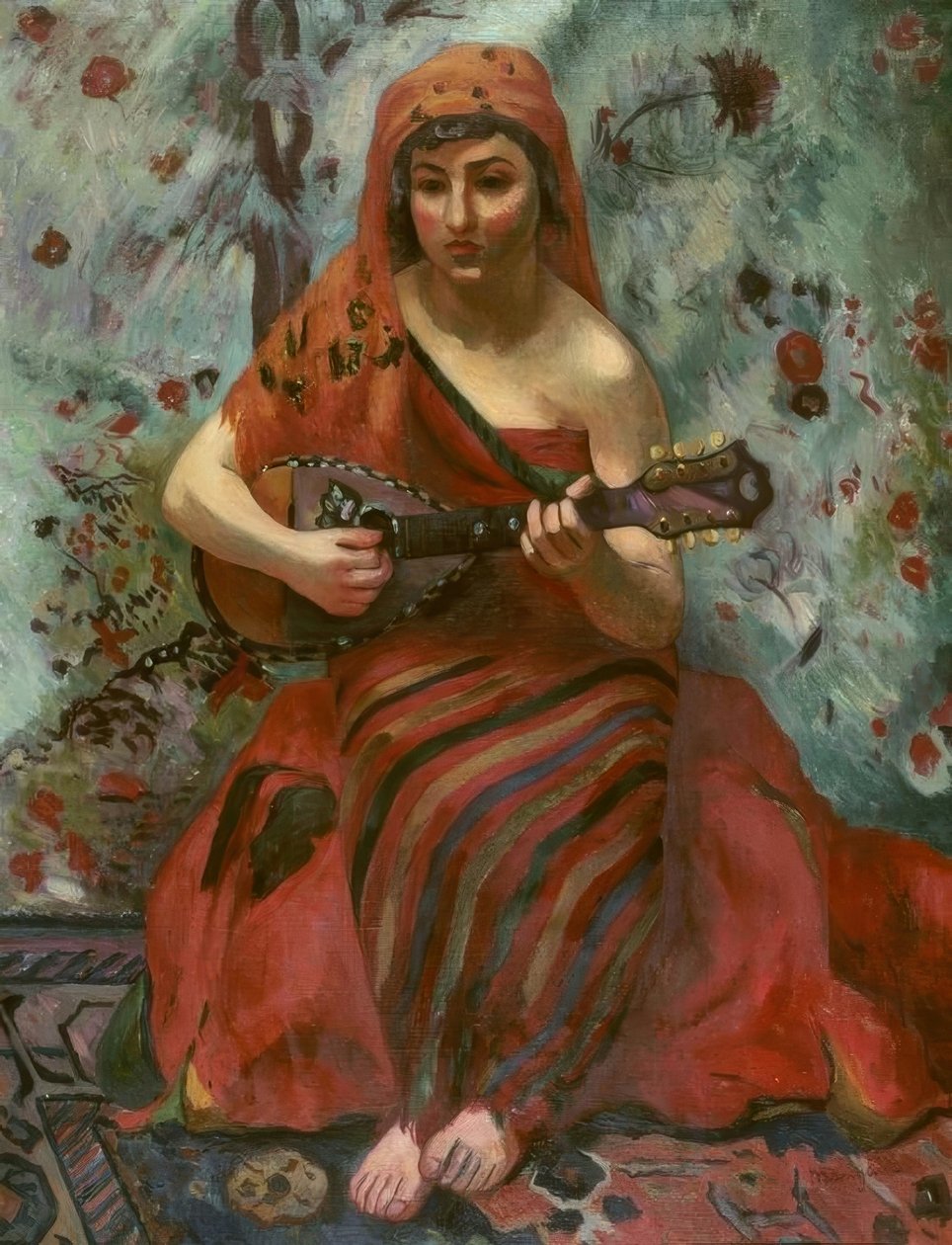 La mandoliniste (La petite Marie) 作者 亨利·查尔斯·曼甘