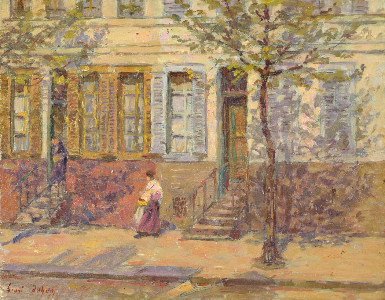 街景，1912年 作者 亨利·杜姆（Henri Duhem）
